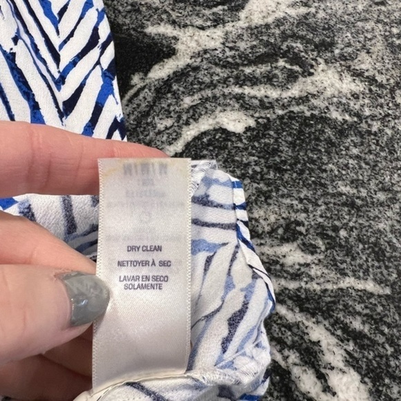 ELLA MOSS Summer Sleeveless Zig Zag Rayon Top - Picture 8 of 11